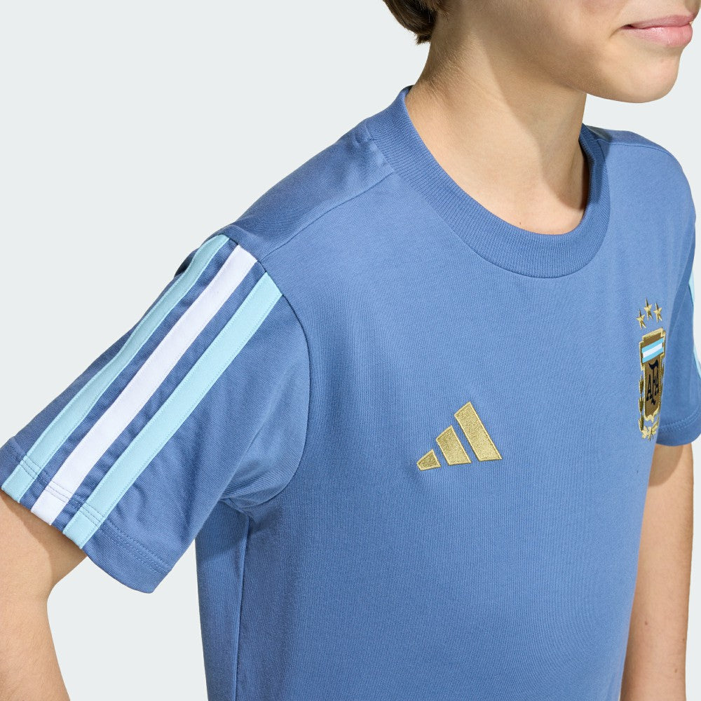 Argentina National Team Youth FIFA x World Cup Alphaskin T-Shirt - Adidas Blue