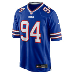 Landon Jackson  Team Game Jersey - Buffalo Bills