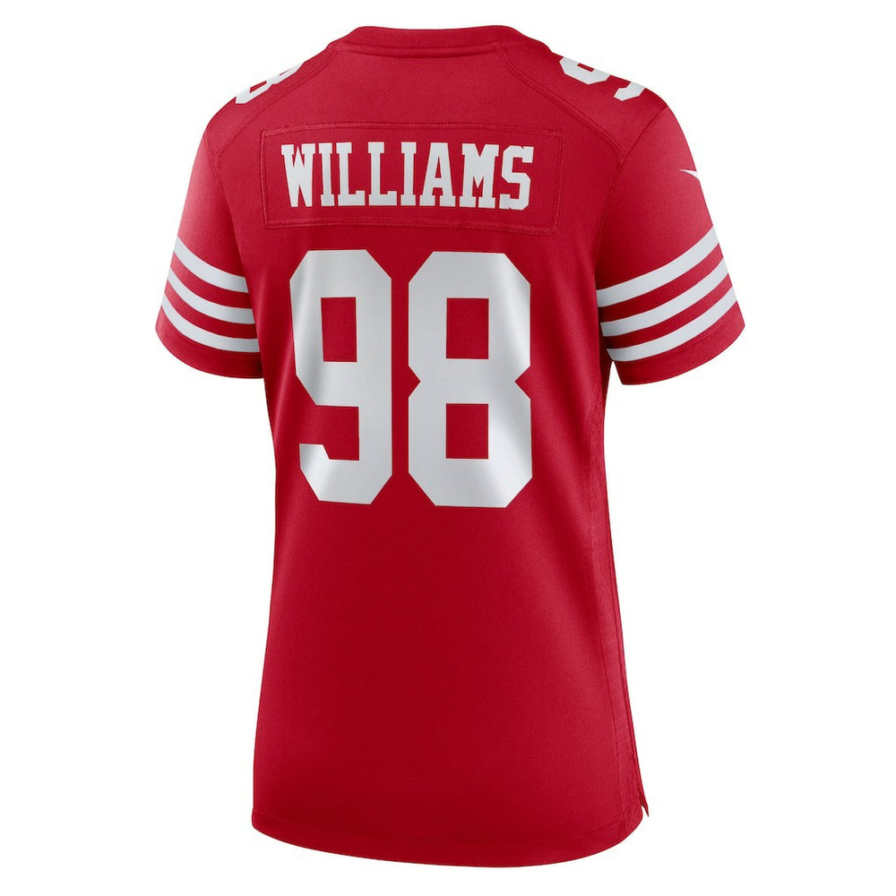Mykel Williams  Women's Team Game Jersey - San Francisco 49ers