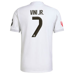 Vini Jr. Real Madrid 2025/26 Home Jersey - Adidas White