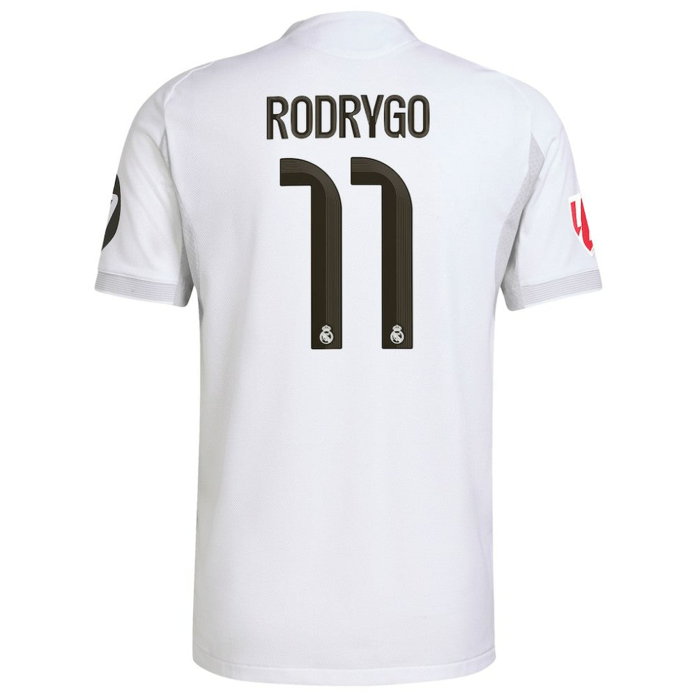 Rodrygo Real Madrid 2025/26 Home Jersey - Adidas White