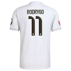 Rodrygo Real Madrid 2025/26 Home Jersey - Adidas White