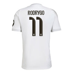 Rodrygo Real Madrid 2025/26 Home Replica Jersey - Adidas White