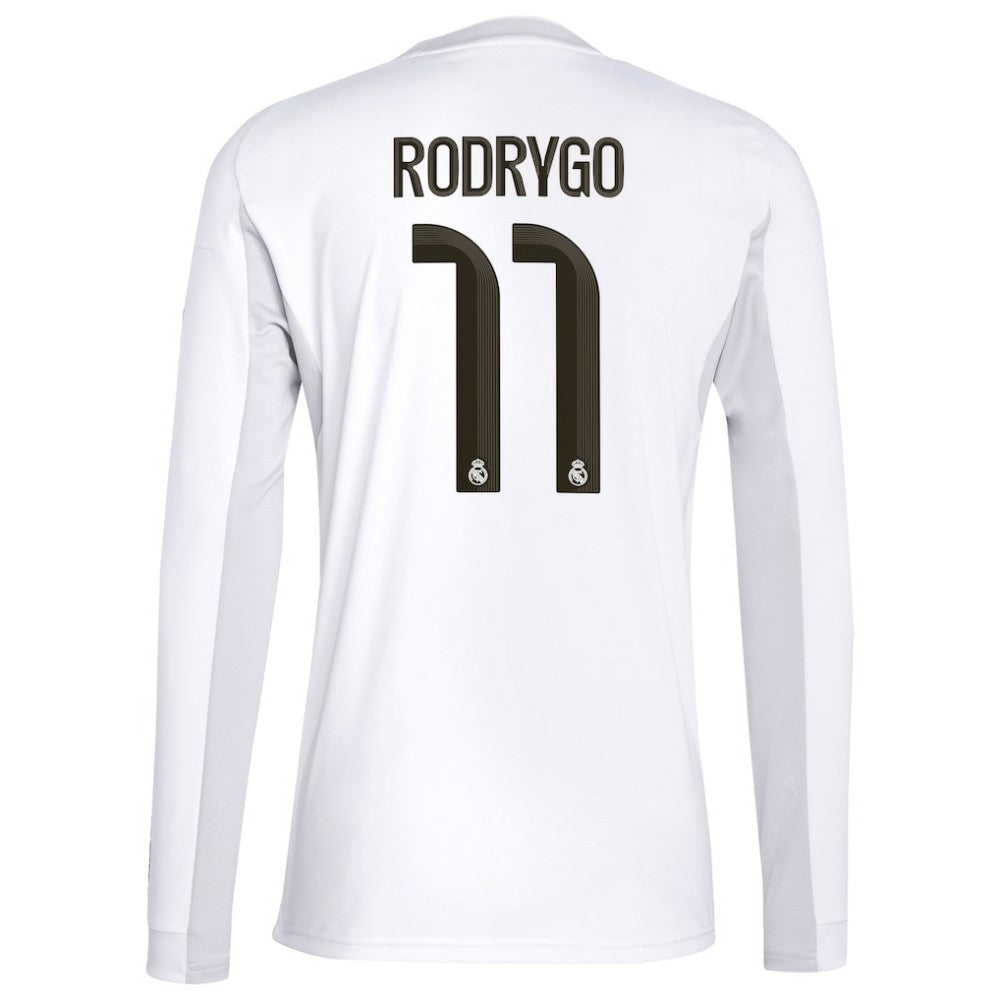 Rodrygo Real Madrid 2025/26 Home Replica Jersey - Adidas White