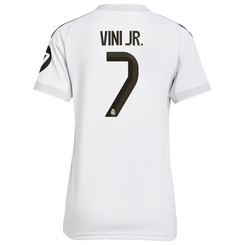 Vini Jr. Real Madrid Women's 2025/26 Home Replica Jersey - Adidas White