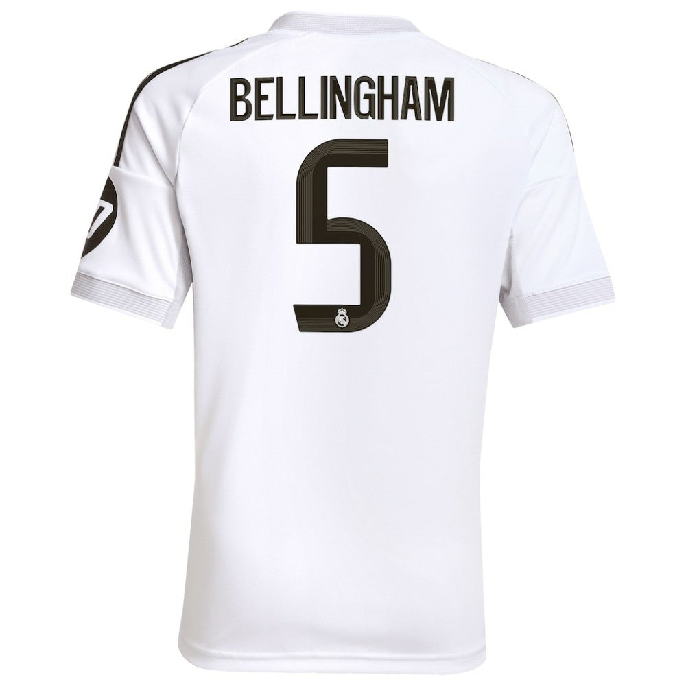 Jude Bellingham Real Madrid Youth 2025/26 Home Replica Jersey - Adidas White