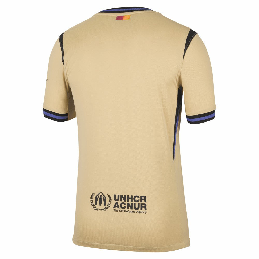 Barcelona 2025/26 Away Stadium Replica Jersey - Nike Gold