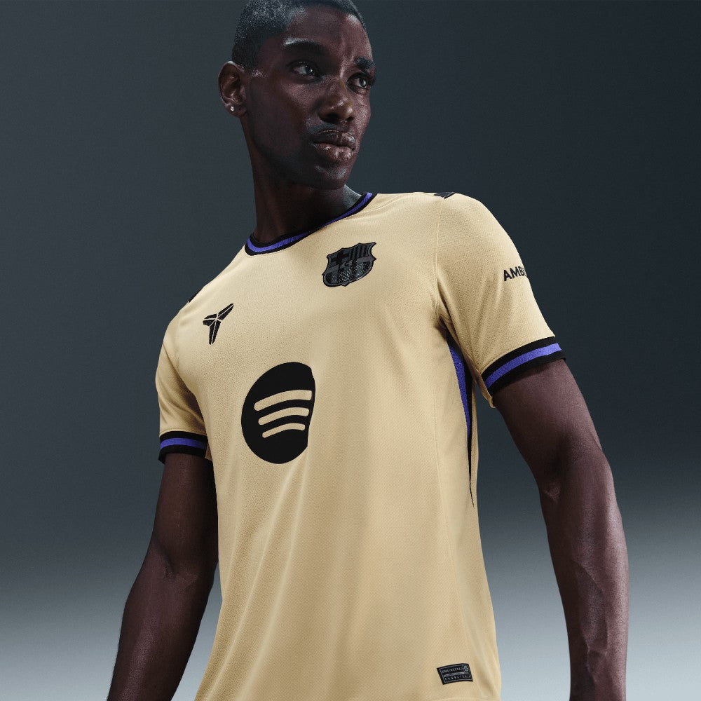 Barcelona 2025/26 Away Stadium Replica Jersey - Nike Gold