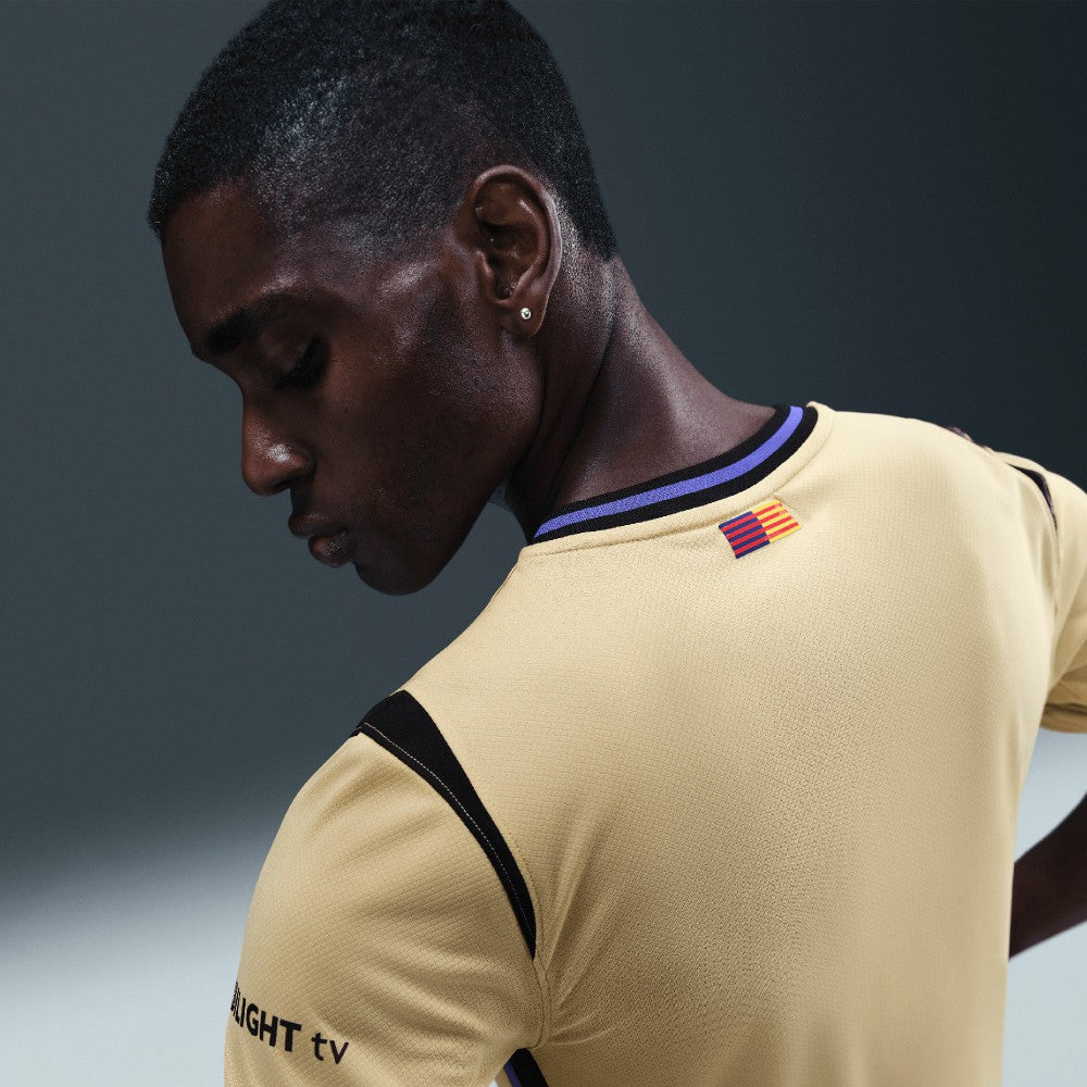 Barcelona 2025/26 Away Stadium Replica Jersey - Nike Gold