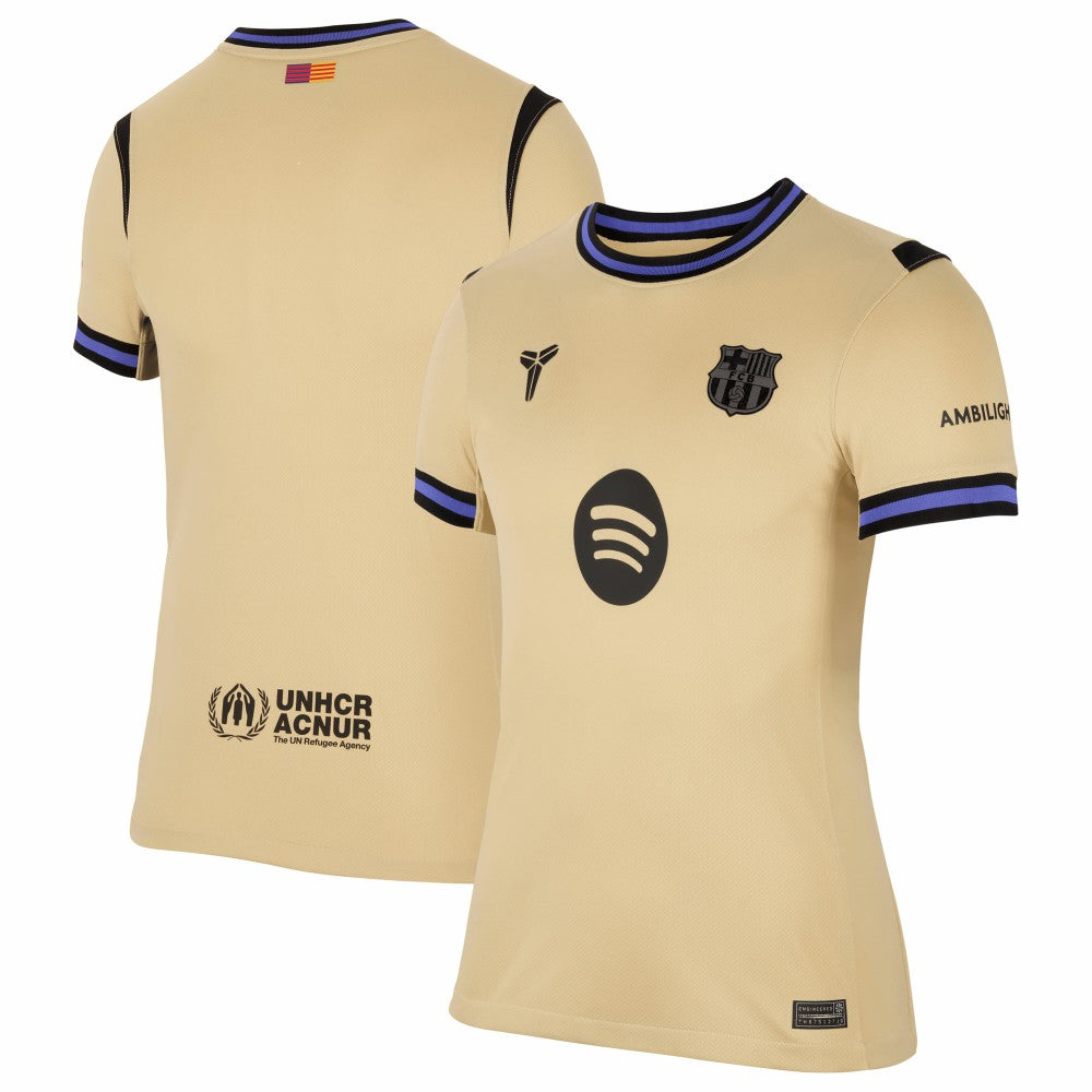 Barcelona Women's 2025/26 Away Stadium Replica Jersey - Nike Gold