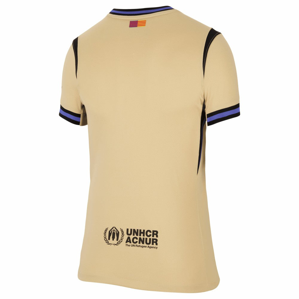 Barcelona Women's 2025/26 Away Stadium Replica Jersey - Nike Gold