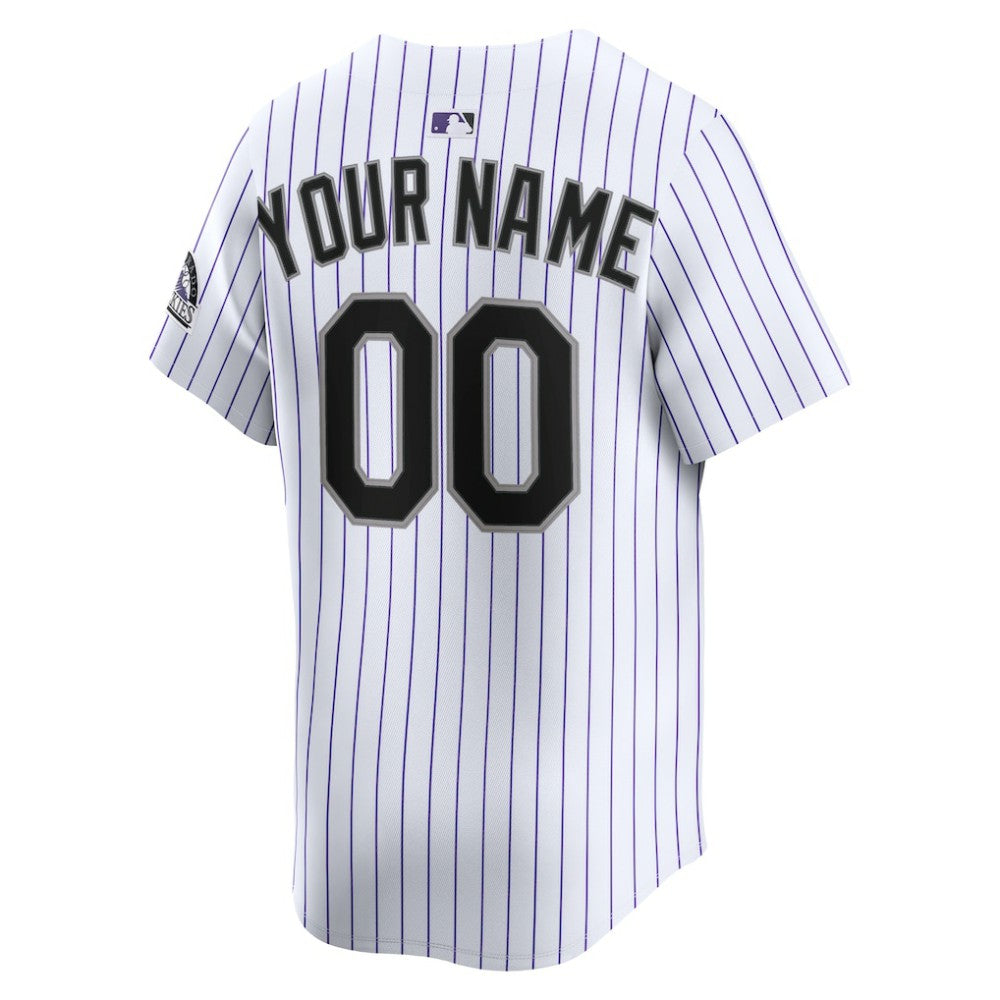 MLB Colorado Rockies Nike Youth Home Custom Limited Jersey