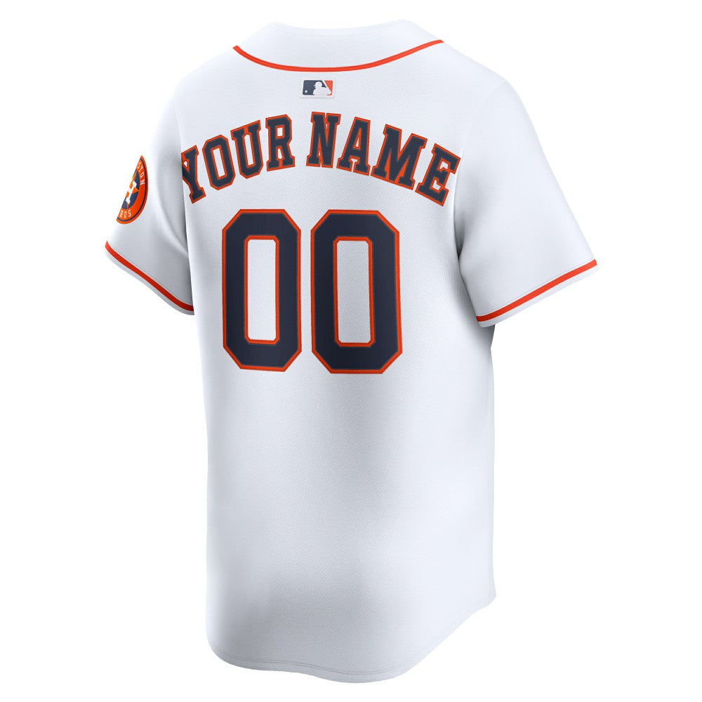 MLB Houston Astros Nike Youth Home Custom Limited Jersey