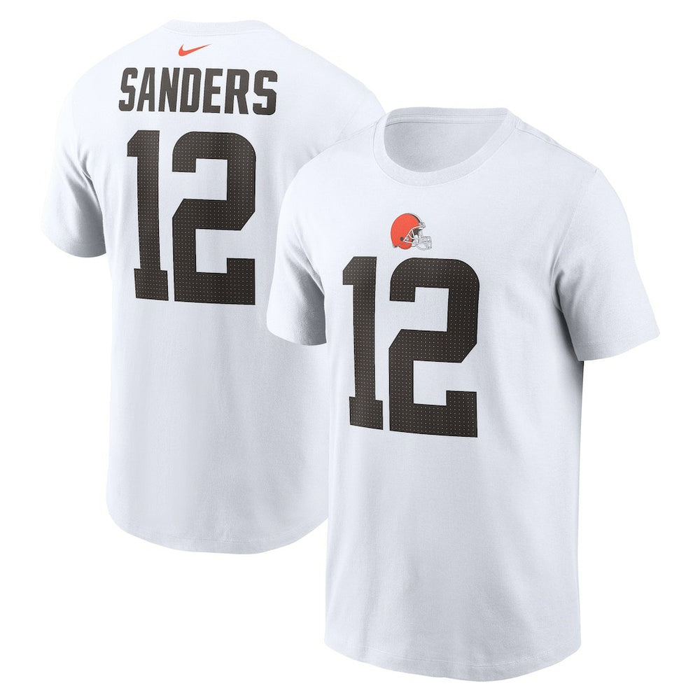 Shedeur Sanders  2025 NFL Draft Name & Number T-Shirt - Cleveland Browns