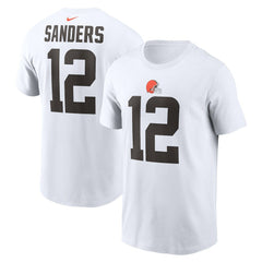 Shedeur Sanders  2025 NFL Draft Name & Number T-Shirt - Cleveland Browns
