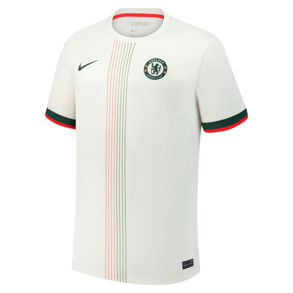 Chelsea 2025/26 Away Replica Custom Jersey - Nike Cream