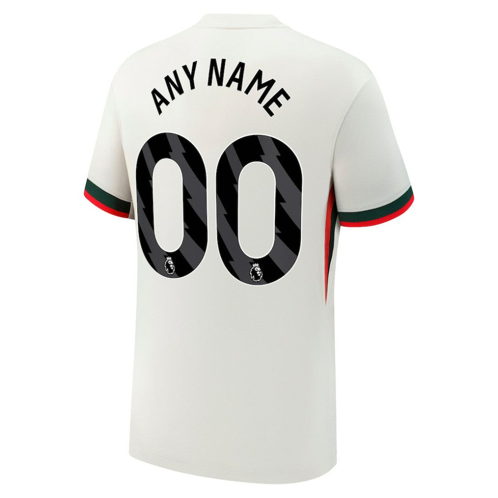Chelsea 2025/26 Away Replica Custom Jersey - Nike Cream