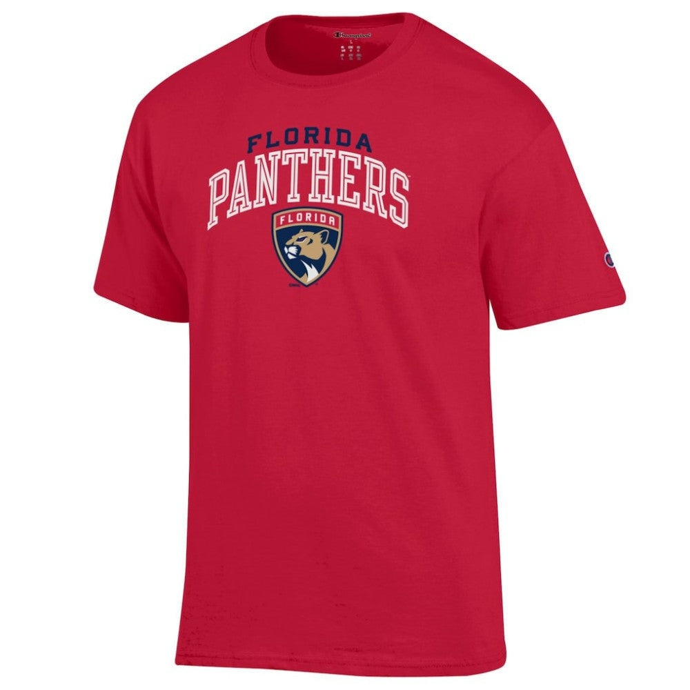 NHL Red Florida Panthers Champion Primary Logo T-Shirt