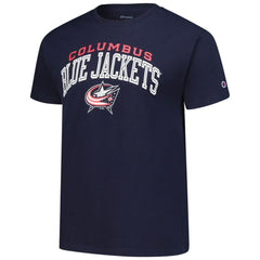 NHL Navy Columbus Blue Jackets Champion Primary Logo T-Shirt