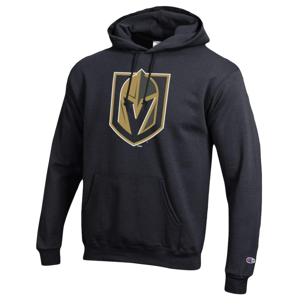 NHL Black Vegas Golden Knights Champion Primary Logo 1-Hit Pullover Hoodie