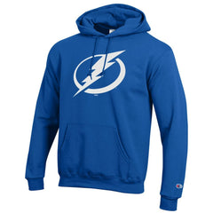 NHL Blue Tampa Bay Lightning Champion Primary Logo 1-Hit Pullover Hoodie