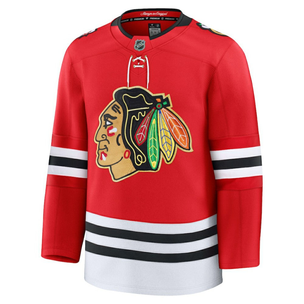 NHL Red Chicago Blackhawks Fanatics Centennial Premium Jersey