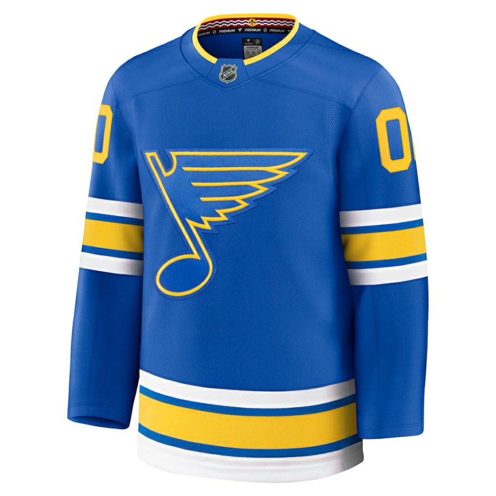 NHL Blue St. Louis Blues Fanatics Home Premium Custom Jersey