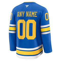 NHL Blue St. Louis Blues Fanatics Home Premium Custom Jersey
