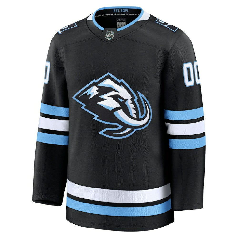 NHL Black Utah Mammoth Fanatics Home Premium Custom Jersey
