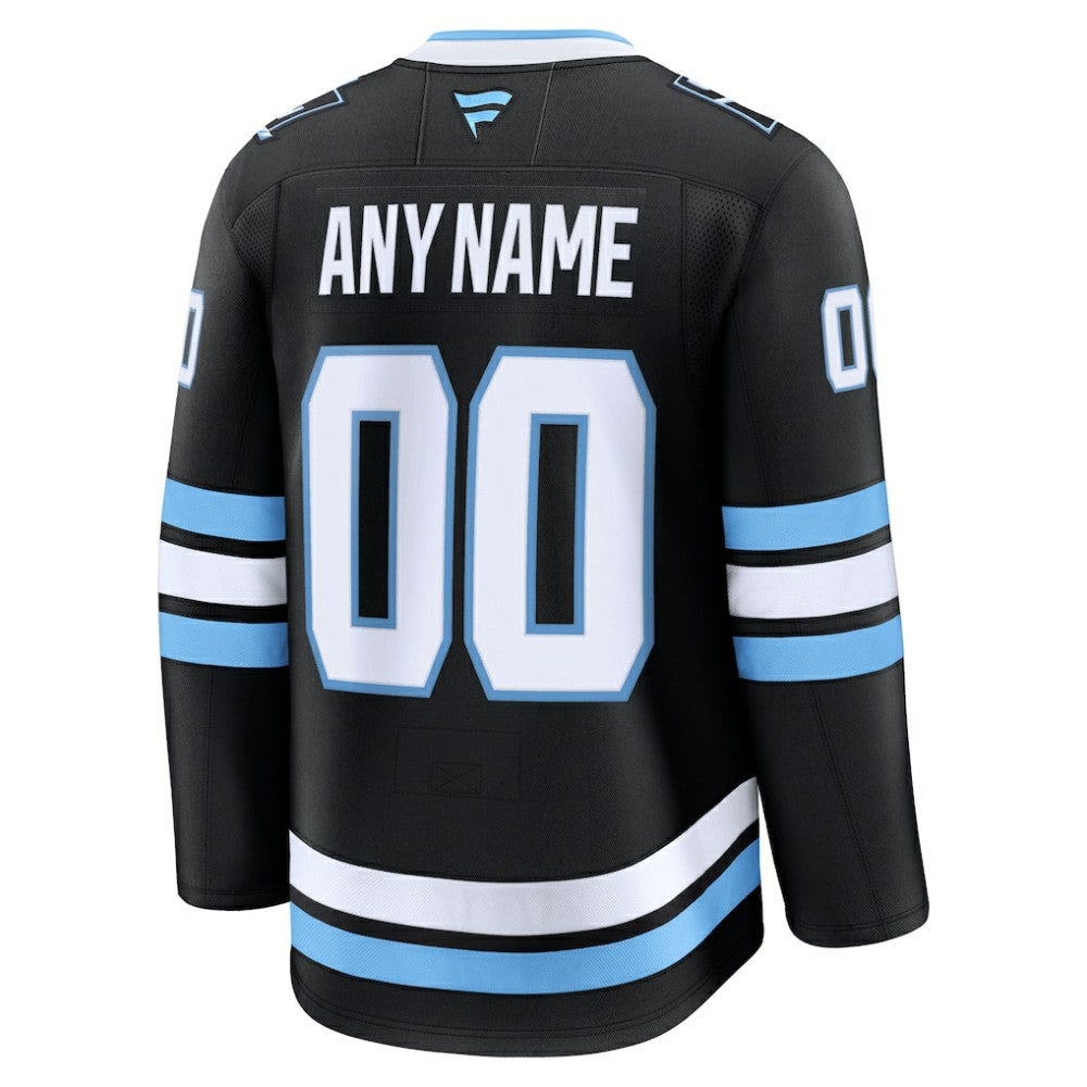 NHL Black Utah Mammoth Fanatics Home Premium Custom Jersey