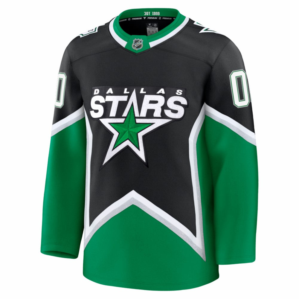 NHL Black Dallas Stars Fanatics Alternate Premium Custom Jersey