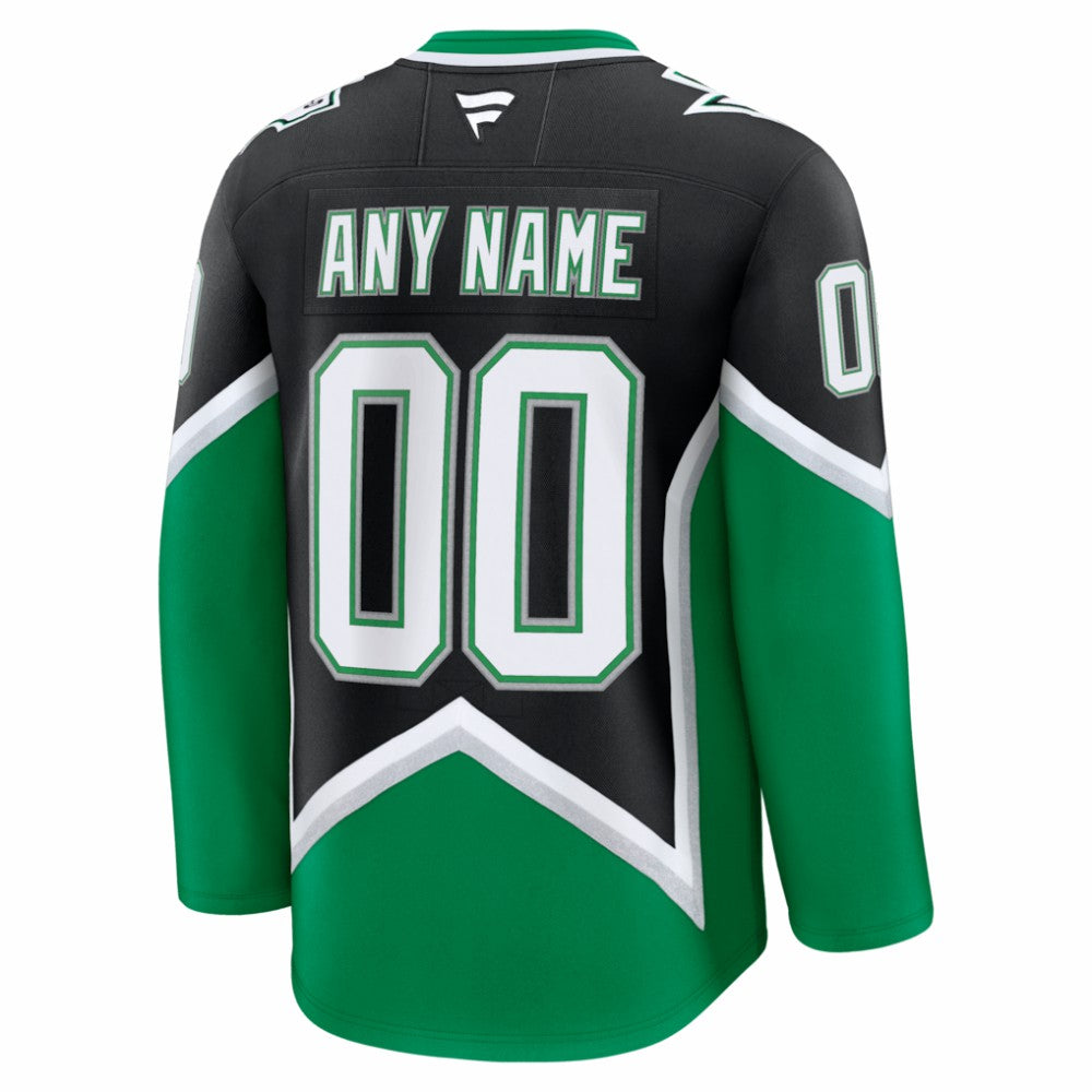 NHL Black Dallas Stars Fanatics Alternate Premium Custom Jersey