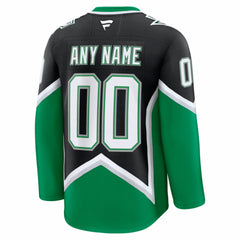 NHL Black Dallas Stars Fanatics Alternate Premium Custom Jersey