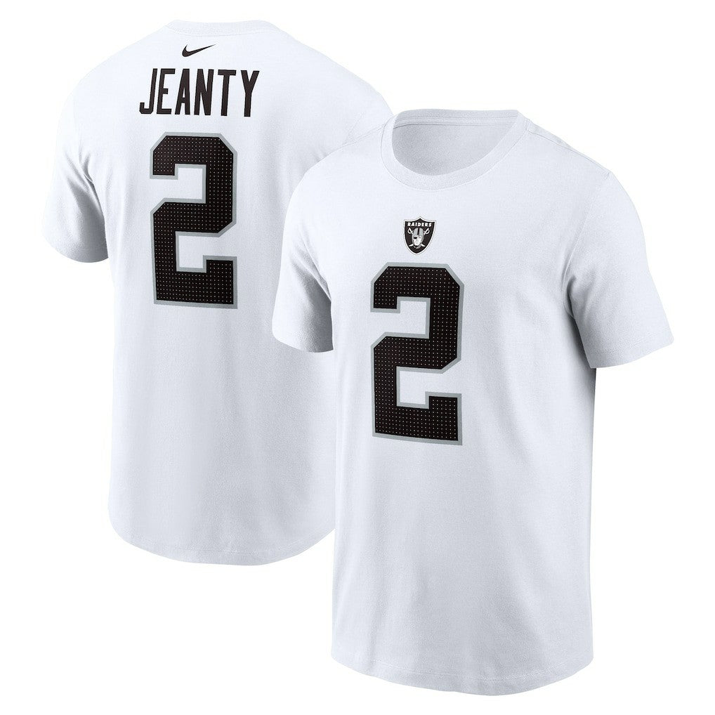 Ashton Jeanty  Name & Number T-Shirt - Las Vegas Raiders