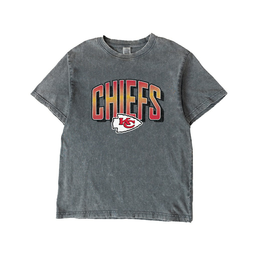 Gameday Couture Women's Peak Performance Oversized Snow Wash T-Shirt - Kansas City Chiefs