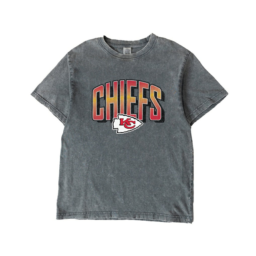 Gameday Couture Women's Peak Performance Oversized Snow Wash T-Shirt - Kansas City Chiefs