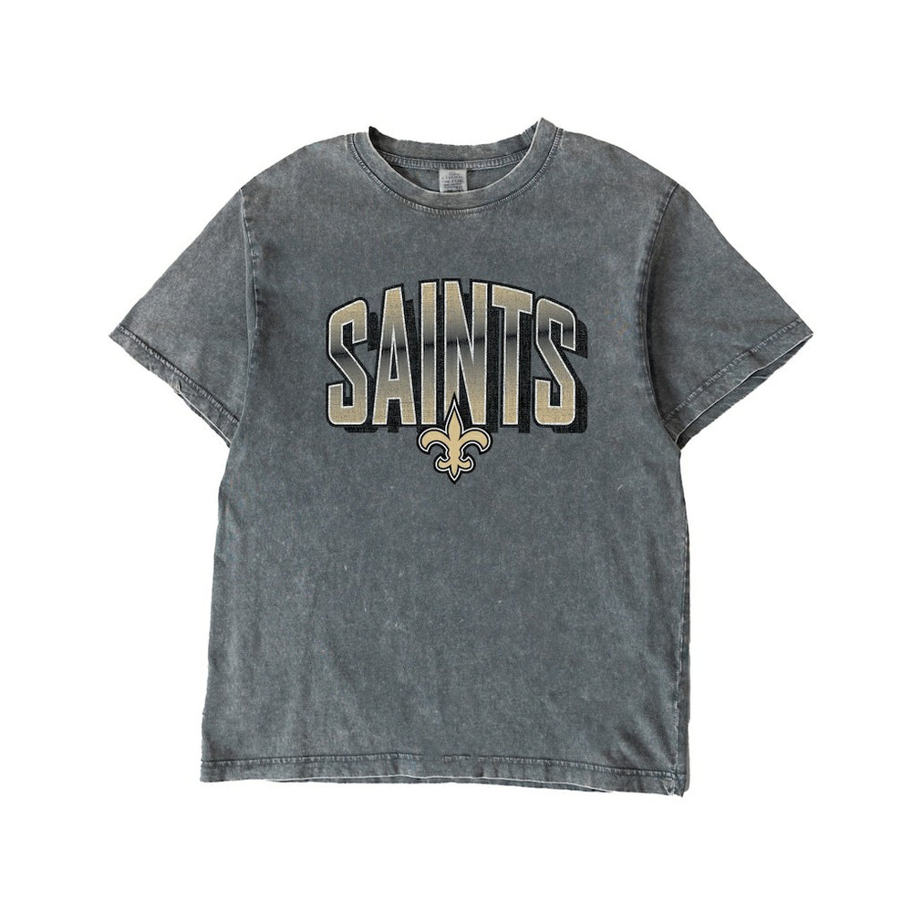 Gameday Couture Women's Peak Performance Oversized Snow Wash T-Shirt - New Orleans Saints