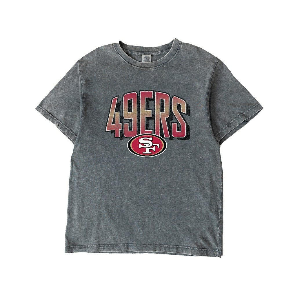 Gameday Couture Women's Peak Performance Oversized Snow Wash T-Shirt - San Francisco 49ers