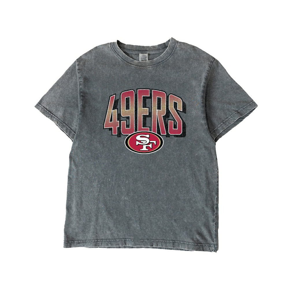 Gameday Couture Women's Peak Performance Oversized Snow Wash T-Shirt - San Francisco 49ers