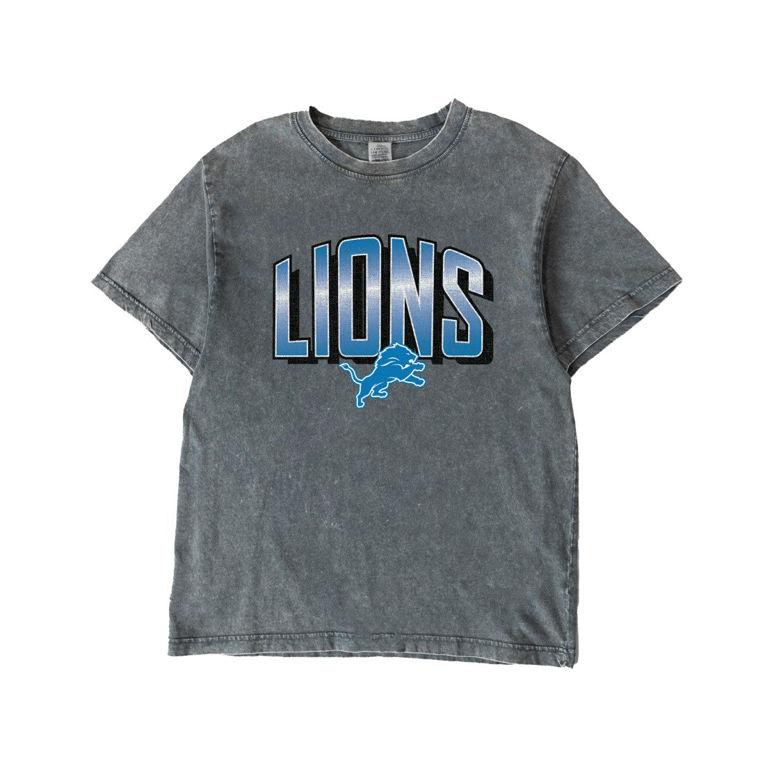 Gameday Couture Women's Peak Performance Oversized Snow Wash T-Shirt - Detroit Lions