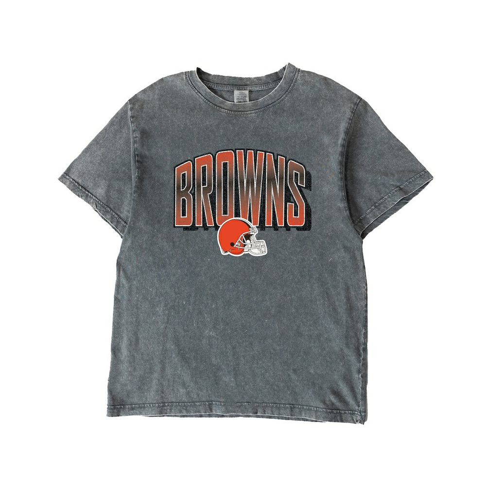 Gameday Couture Women's Peak Performance Oversized Snow Wash T-Shirt - Cleveland Browns