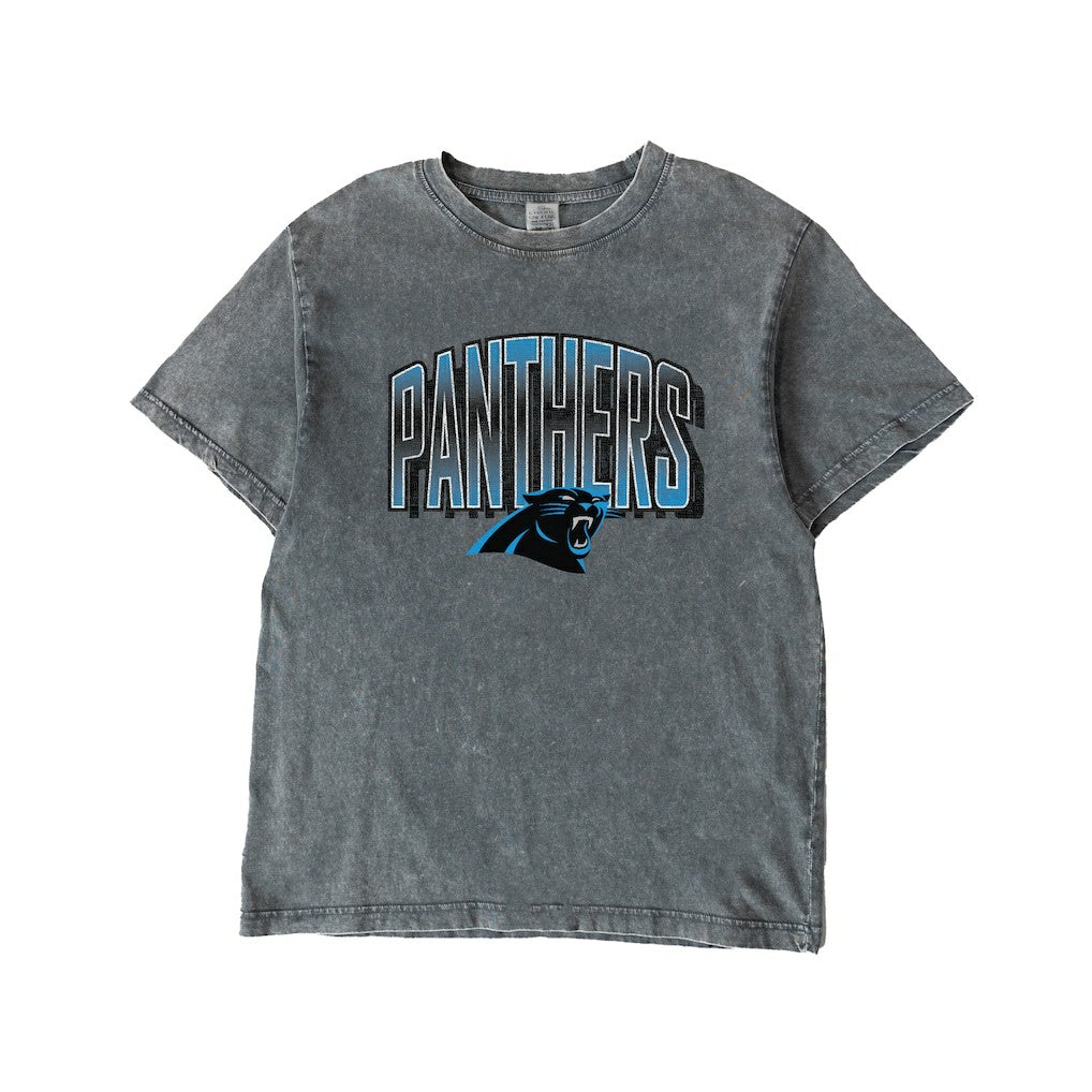 Gameday Couture Women's Peak Performance Oversized Snow Wash T-Shirt - Carolina Panthers