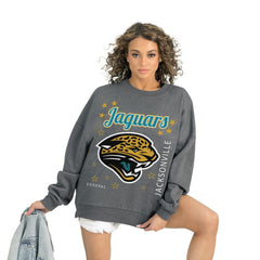 Gameday Couture Women's Ready to Rumble Premium Fleece Pullover Sweatshirt - Jacksonville Jaguars
