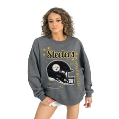 Gameday Couture Women's Ready to Rumble Premium Fleece Pullover Sweatshirt - Pittsburgh Steelers