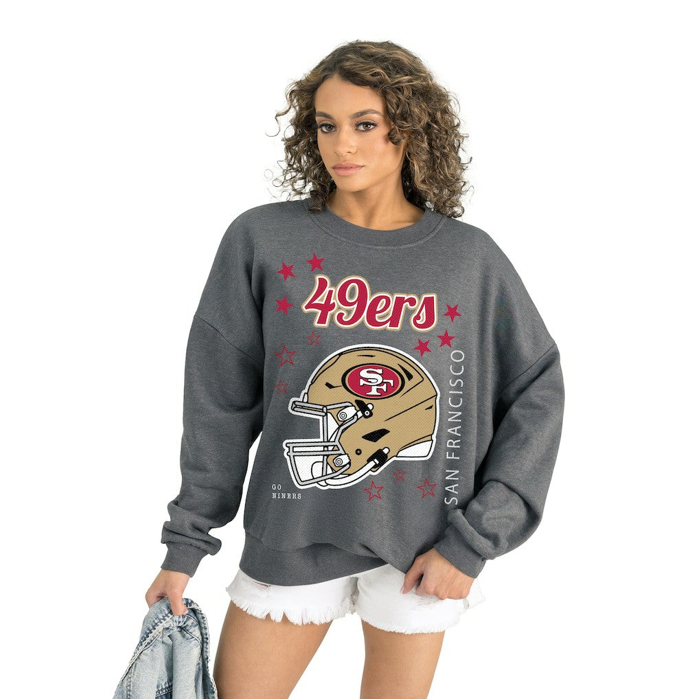 Gameday Couture Women's Ready to Rumble Premium Fleece Pullover Sweatshirt - San Francisco 49ers