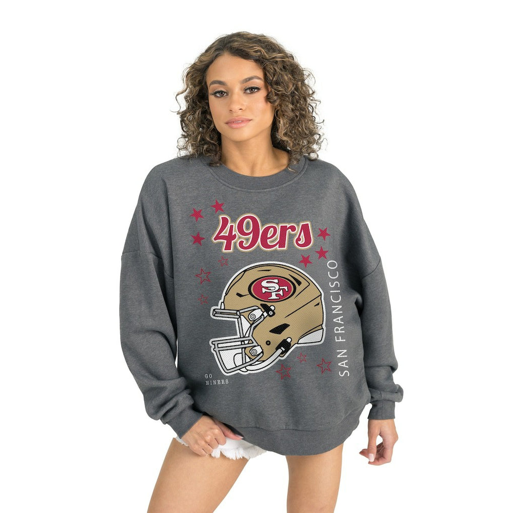 Gameday Couture Women's Ready to Rumble Premium Fleece Pullover Sweatshirt - San Francisco 49ers