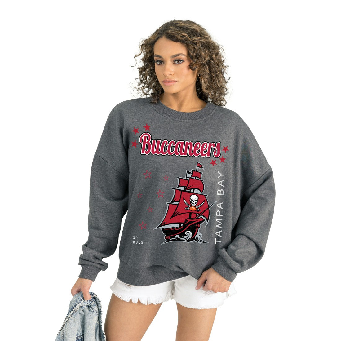 Gameday Couture Women's Ready to Rumble Premium Fleece Pullover Sweatshirt - Tampa Bay Buccaneers