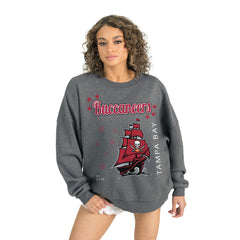 Gameday Couture Women's Ready to Rumble Premium Fleece Pullover Sweatshirt - Tampa Bay Buccaneers