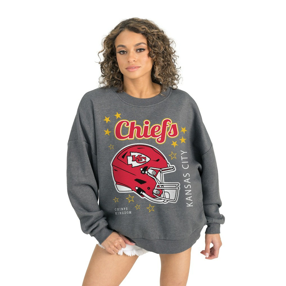 Gameday Couture Women's Ready to Rumble Premium Fleece Pullover Sweatshirt - Kansas City Chiefs