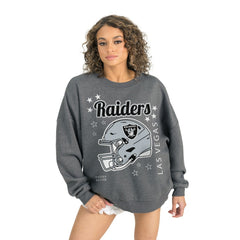 Gameday Couture Women's Ready to Rumble Premium Fleece Pullover Sweatshirt - Las Vegas Raiders